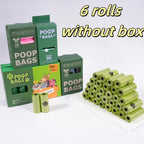 180PCS Dog Waste Bags Thick Leakproof Pet Poop Bags with Easy Carry Rolls for Dogs Cats Walking Outdoor Cleaning