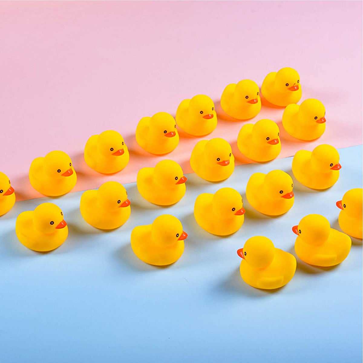 Mini Rubber Duck Bath Toy Set – 10pcs Squeaky Floating Ducks