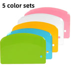 Plastic Cake Scraper Dough Cutter for Baking and Cake Decorating