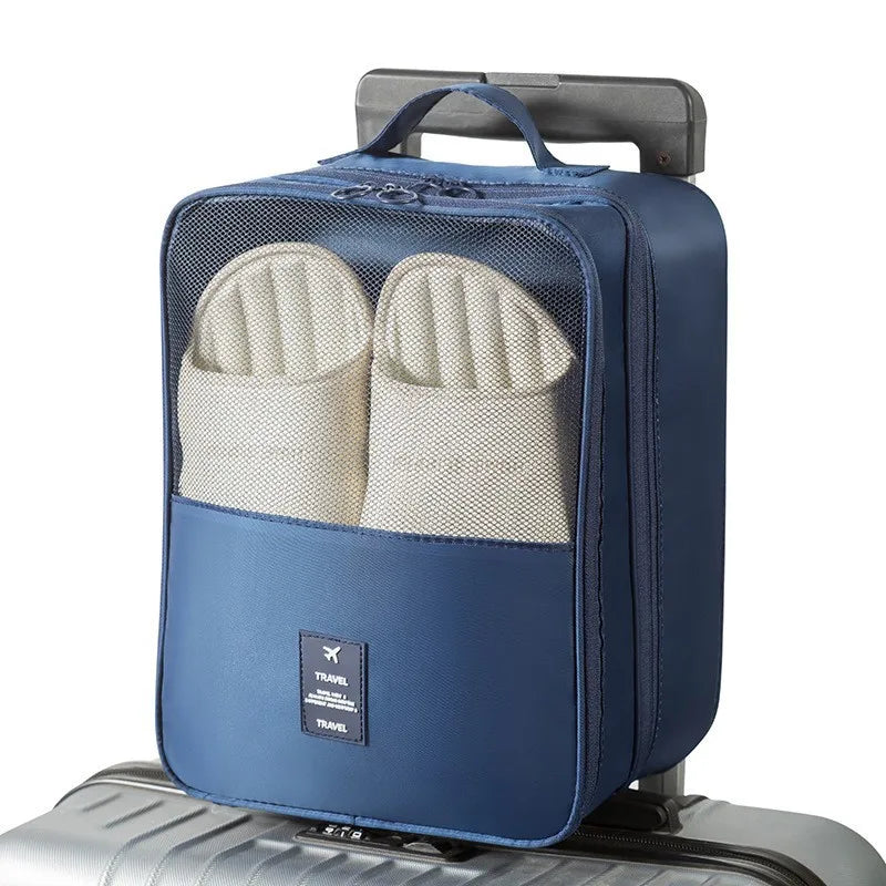 Breathable Travel Shoe Storage Bag with Mesh Design