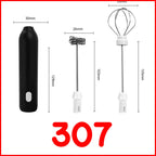 Wireless Electric Milk Frother Type-C Rechargeable Handheld Coffee Whisk Mixer