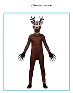 Kids Deer Owl Cosplay Costume Jumpsuit – Animal Outfit