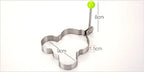 Stainless Steel Heart Fried Egg Mold for Pancakes and Omelettes
