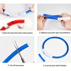 USB Rechargeable Fiber Optic Collar Pet Dog LED Light Collar Luminous Anti-Lost Dog Collar USB Rechargeable Dog Necklace Collar