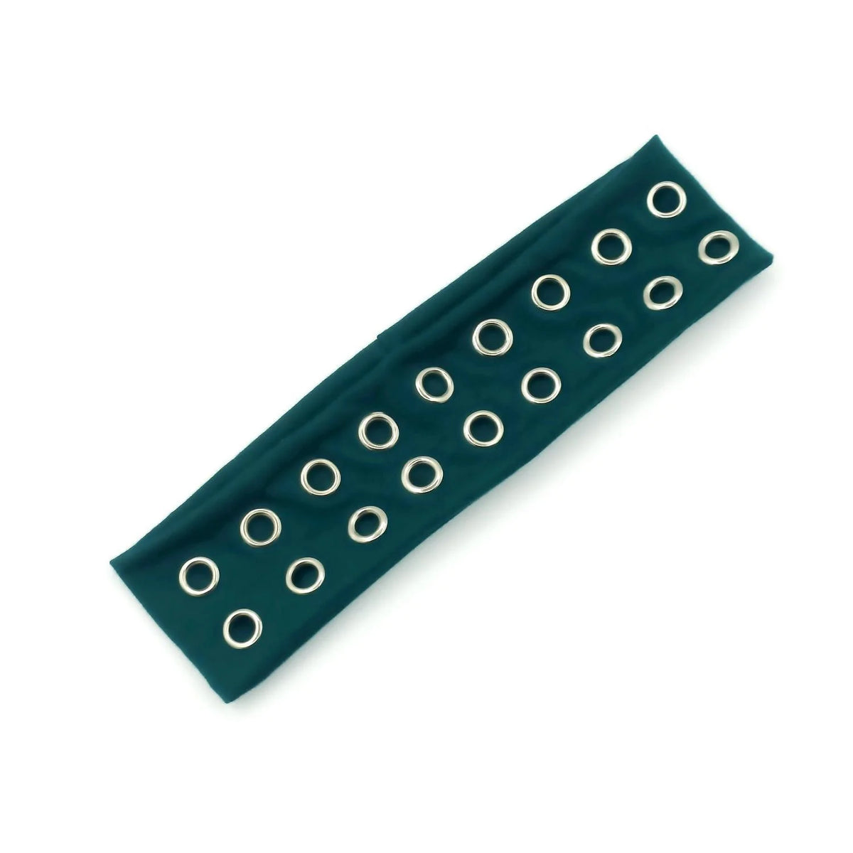 Punk Wide Elastic Eyelet Headband for Women