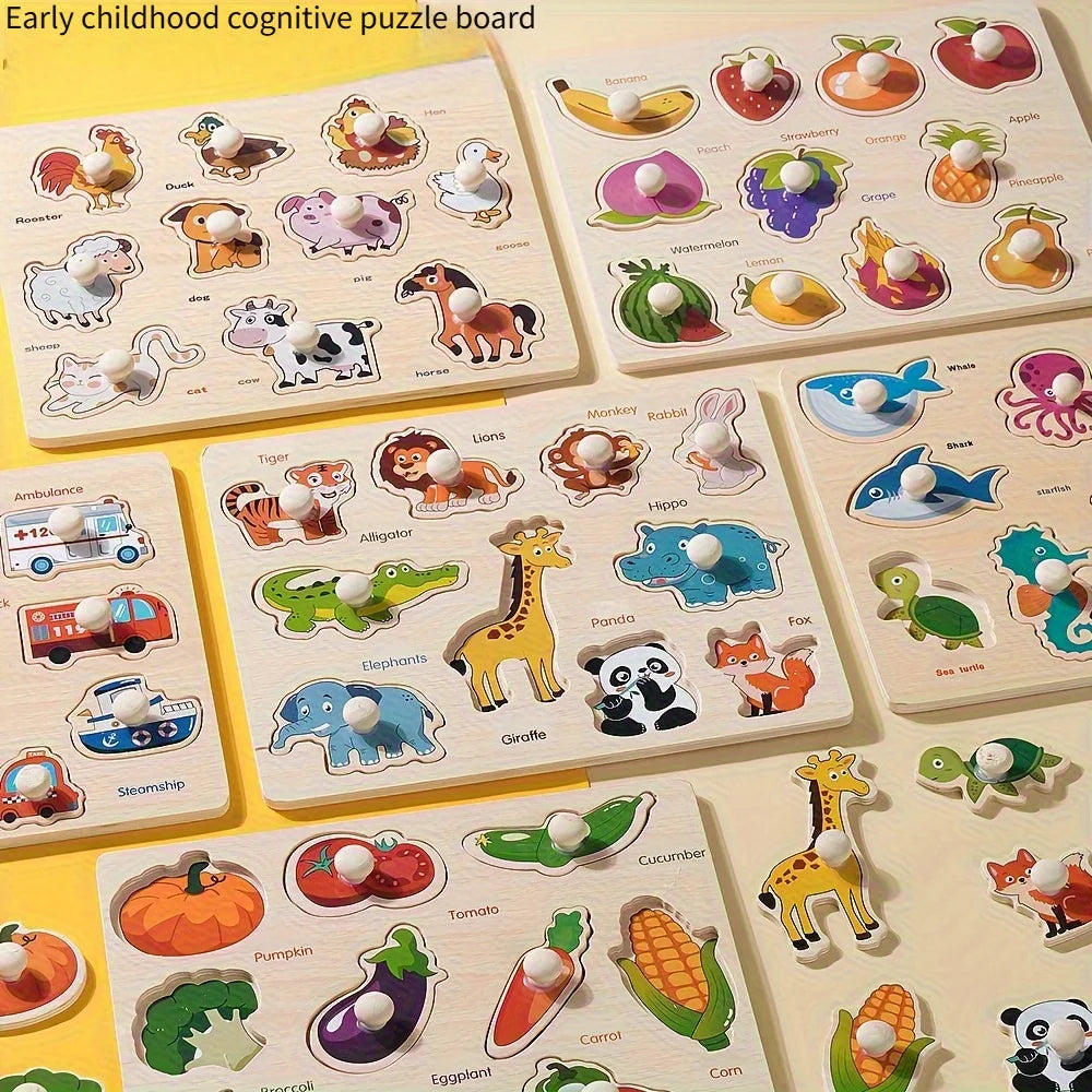 Montessori Geometry Shape Matching Puzzle Board