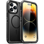 Premium Heavy Duty OTT Magnetic Armor Case For iPhone 18 17 16 15 14 Plus 13 Pro Max Anti-Slip Grip Charging Protect Cover Box
