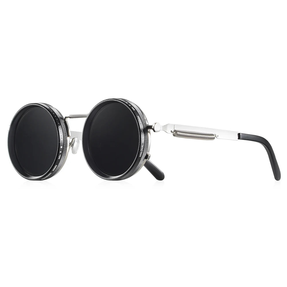 CRIXALIS ND9 Adjustable Polarized Round UV400 Sunglasses
