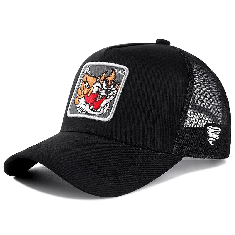 Anime Cartoon Snapback Cotton Baseball Cap for Everyday Style
