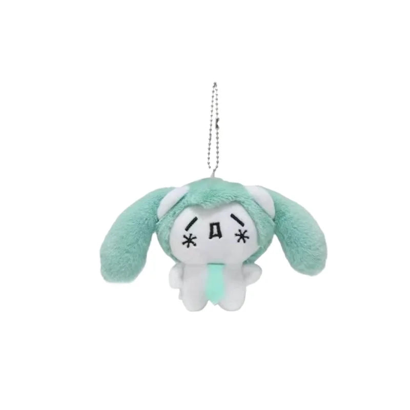 Hatsune Miku Plush Keychain Kawaii Anime Bag Charm