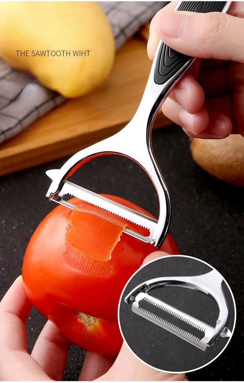 Vegetable Peeler – Stainless Steel Multi Function Kitchen Tool