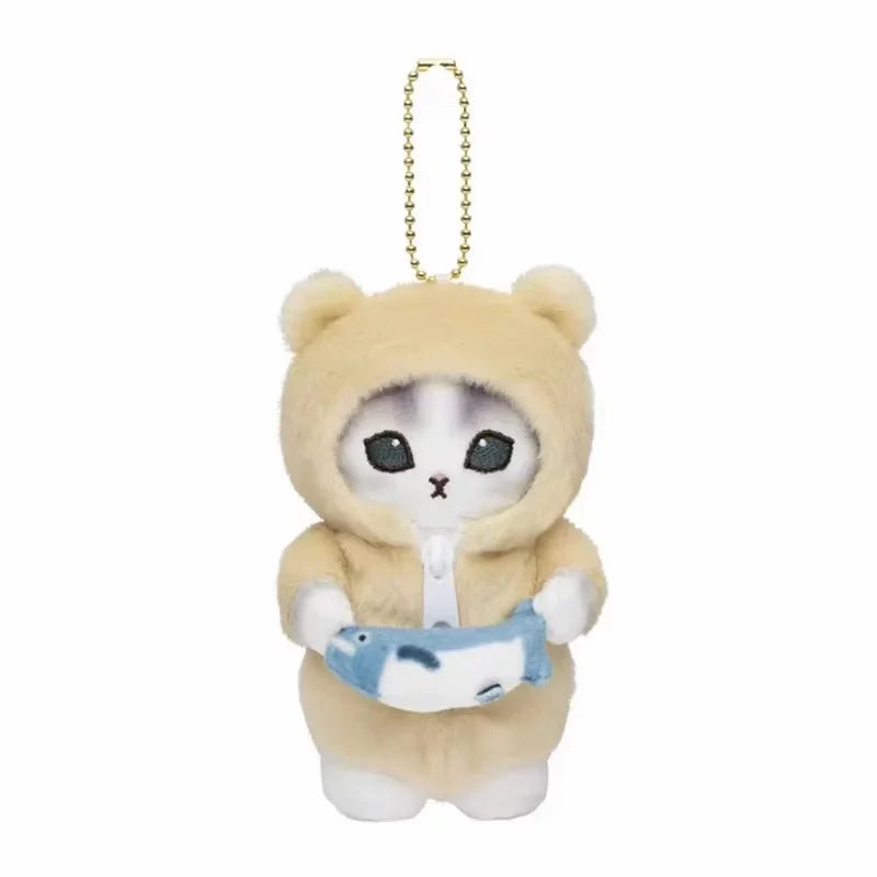 Mofusand Anime Plush Keychain Cute Cat Bag Charm