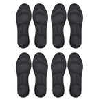4PCS 5D Massage Memory Foam Insoles Thickening Breathable Cushion Cushioning Comfort Suitable For High Heels Insoles