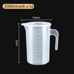 Food Grade Plastic Measuring Cup with Scale – Graduated Kitchen Measuring Jug