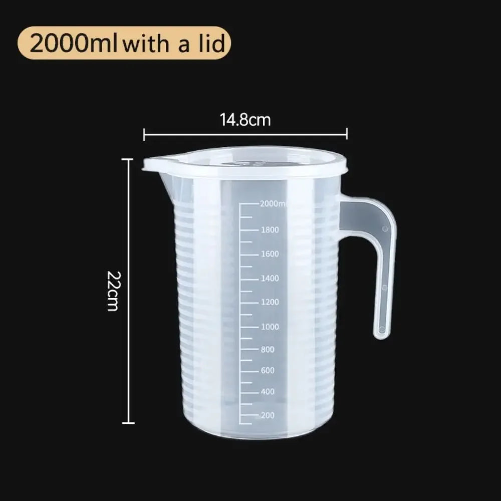 Food Grade Plastic Measuring Cup with Scale – Graduated Kitchen Measuring Jug