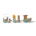 Wooden Montessori Train Learning Toy for Toddlers and Preschool Kids