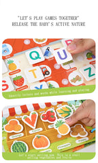 Montessori Busy Book for Kids Interactive Learning Activity Book
