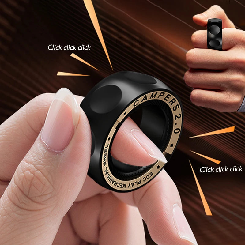Magnetic Fidget Spinner Ring Stress Relief Toy for Adults & Teens