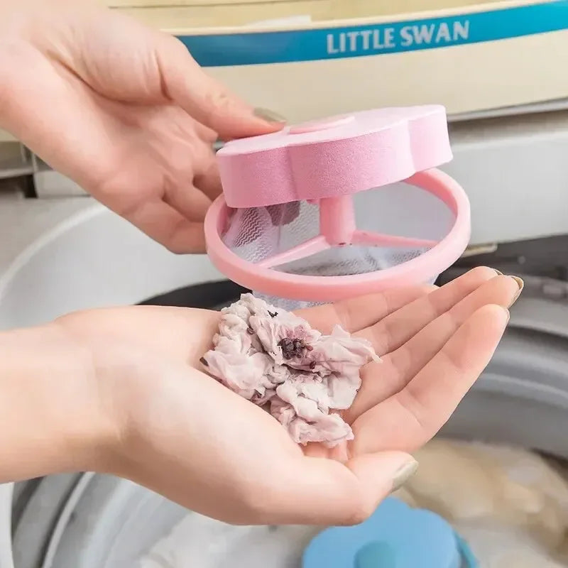 Reusable Pet Hair Catcher Laundry Ball, Washing Machine Floating Lint Filter Bag, Removes Cat Dog Hair from Clothes