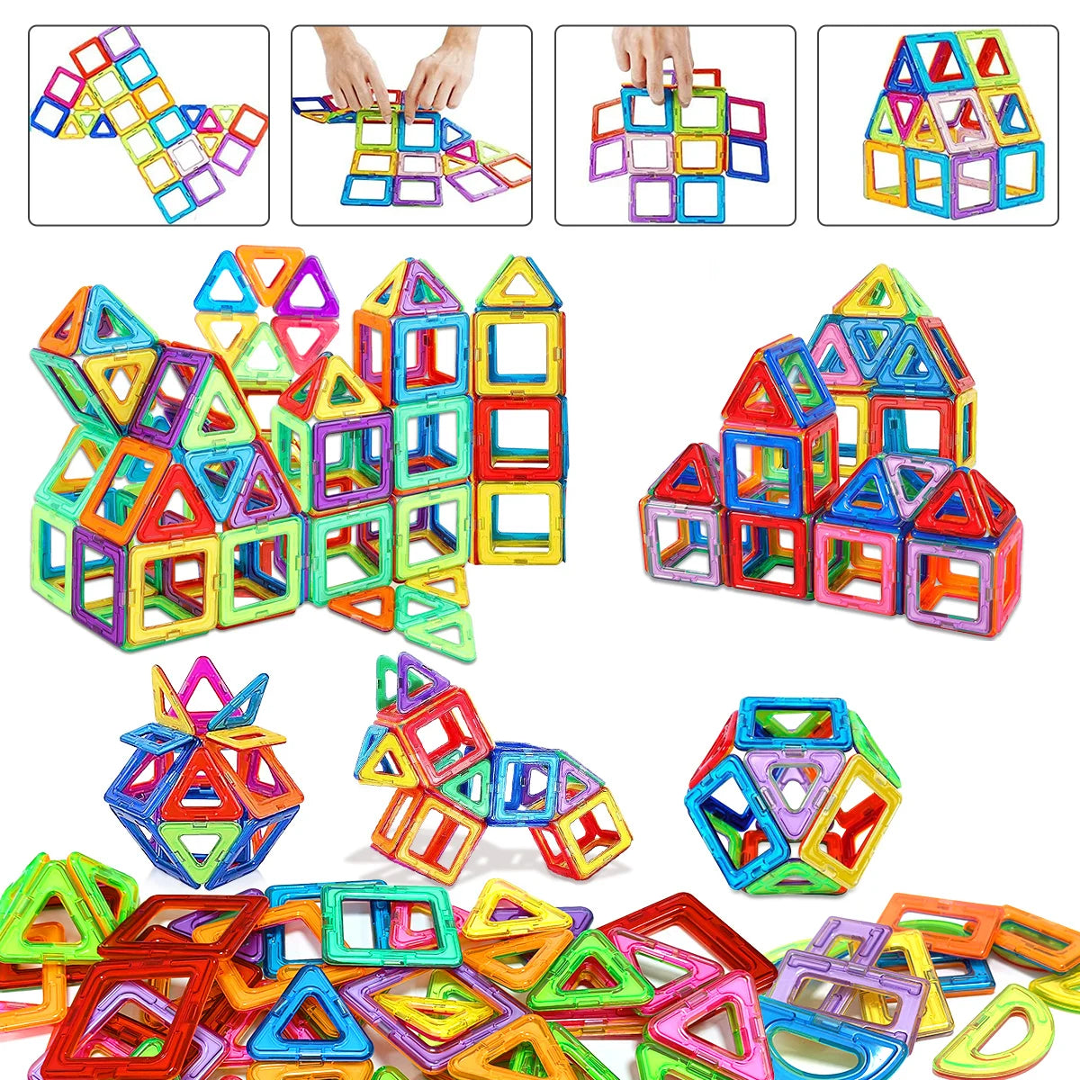 Magnetic Building Blocks Medium STEM Construction Toy for Kids