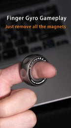 Magnetic Fidget Spinner Ring Stress Relief Toy for Adults & Teens