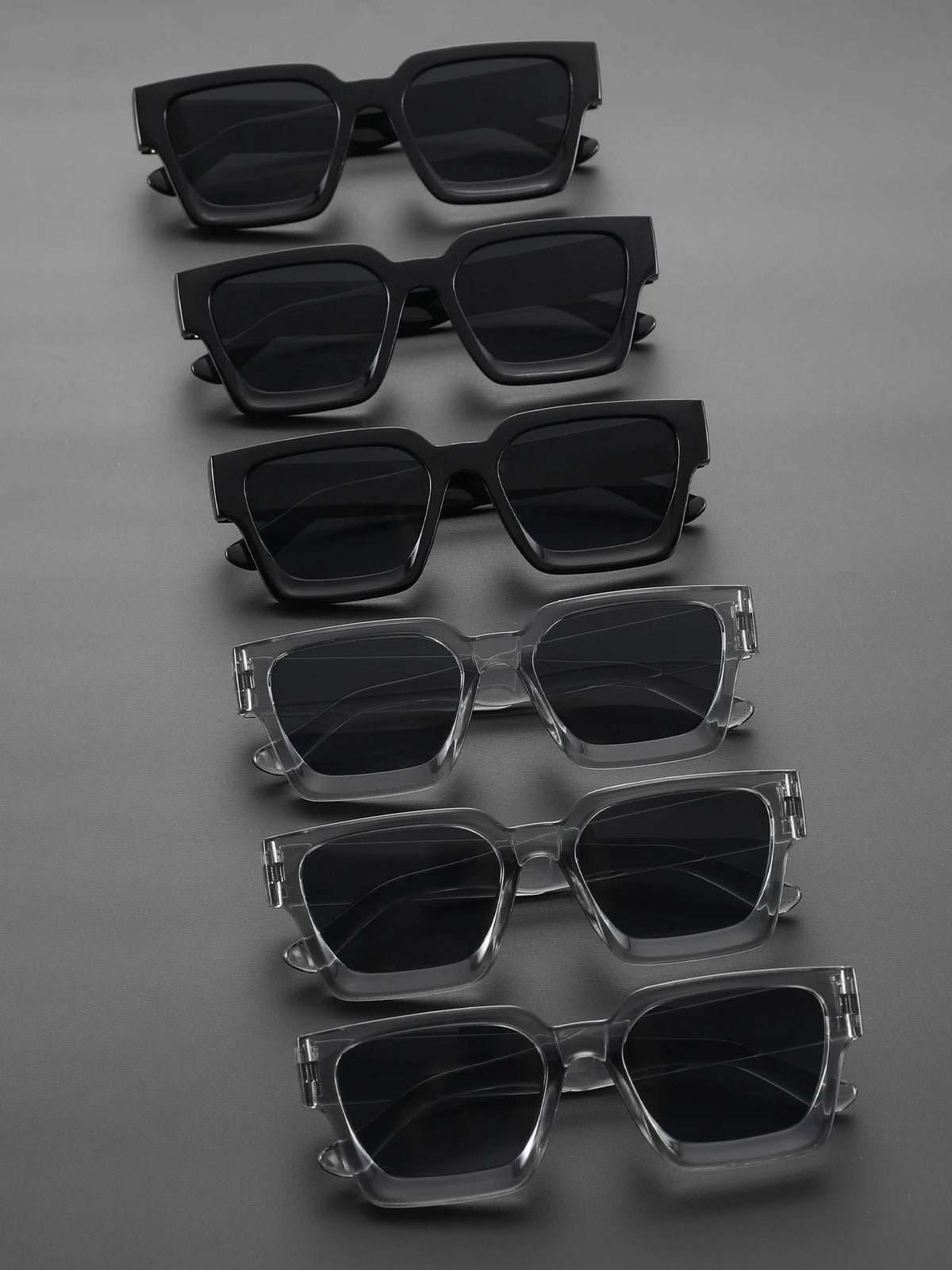 Classic Square Plastic Frame Sunglasses for Men & Women