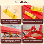 Flexible DIY Race Track Mini Car Playset