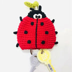 Cartoon Dog Key Case Handwoven Key Organizer Pouch