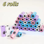 180PCS Dog Waste Bags Thick Leakproof Pet Poop Bags with Easy Carry Rolls for Dogs Cats Walking Outdoor Cleaning