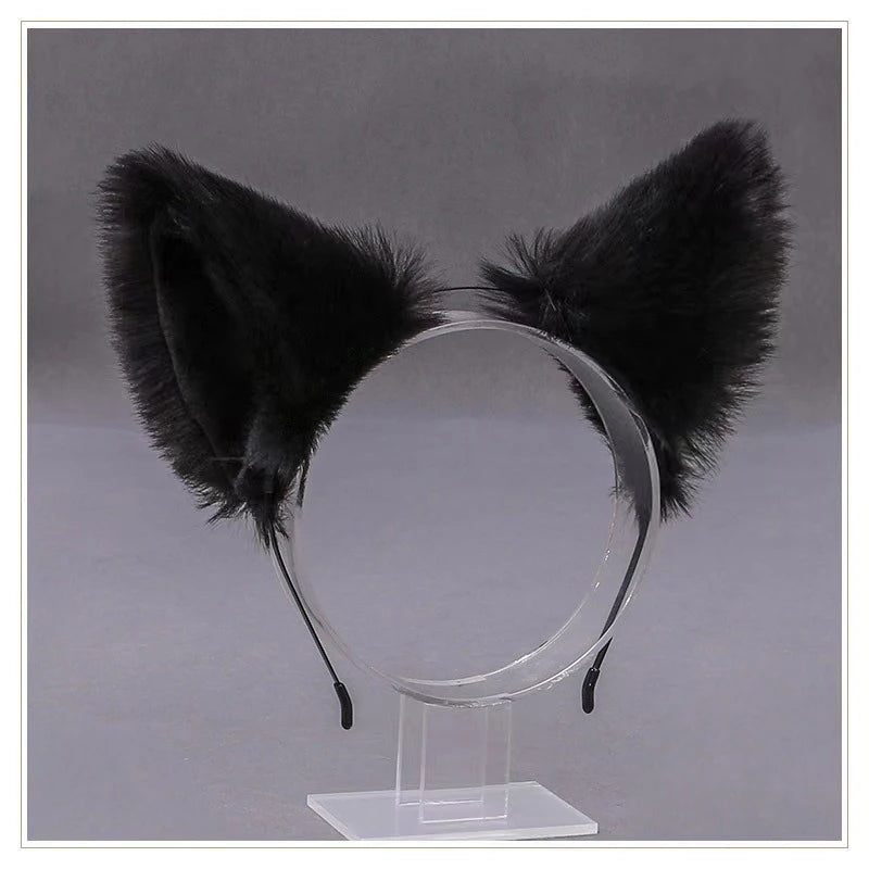 Lolita Cat & Fox Ear Cosplay Headband for Women & Girls