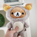 Anime Rilakkuma Cartoon Plush Doll Soft Bear Toys Kawaii Room Decor Teddy Bear Plushies Cute Couple Bear Xmas Gifts For Girls