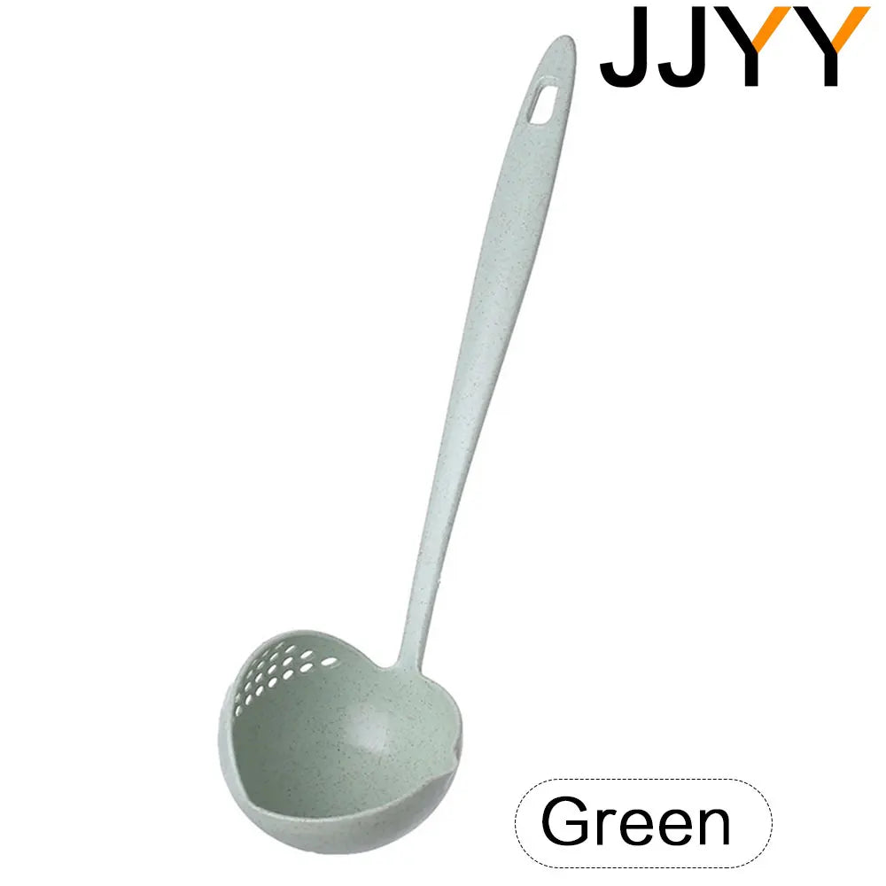 2-in-1 Long Handle Strainer Spoon for Soup, Noodles and Hot Pot