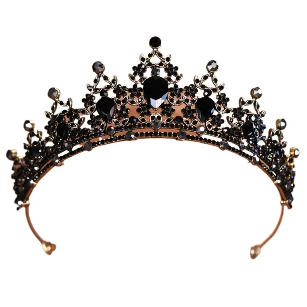 Large Crown Headband 2026 Fashion Birthday Party Accessory Retro Queen Hairband for Women Girls