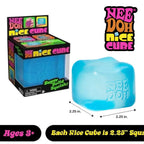 Dr Pepper x NeeDoh Nice Cube Squishy toy Stress Relief Toy Soft Squeeze Fidget Cube for Kids & Adults Anxiety Relief Sensory Toy