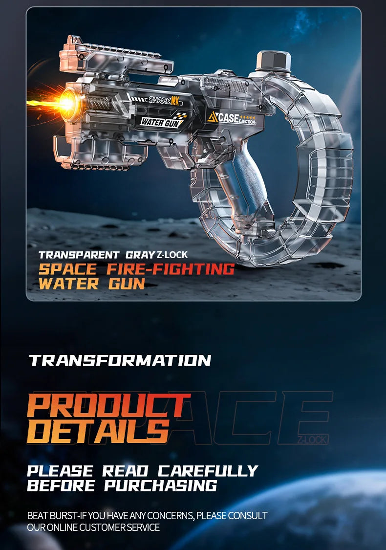 Electric Automatic Water Blaster with Rechargeable Battery