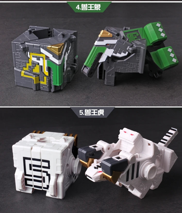Math Cube Transformation Robot Toy