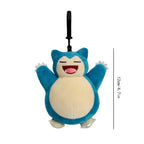 Cute Pokémon Plush Keychain Cartoon Bag Charm Set