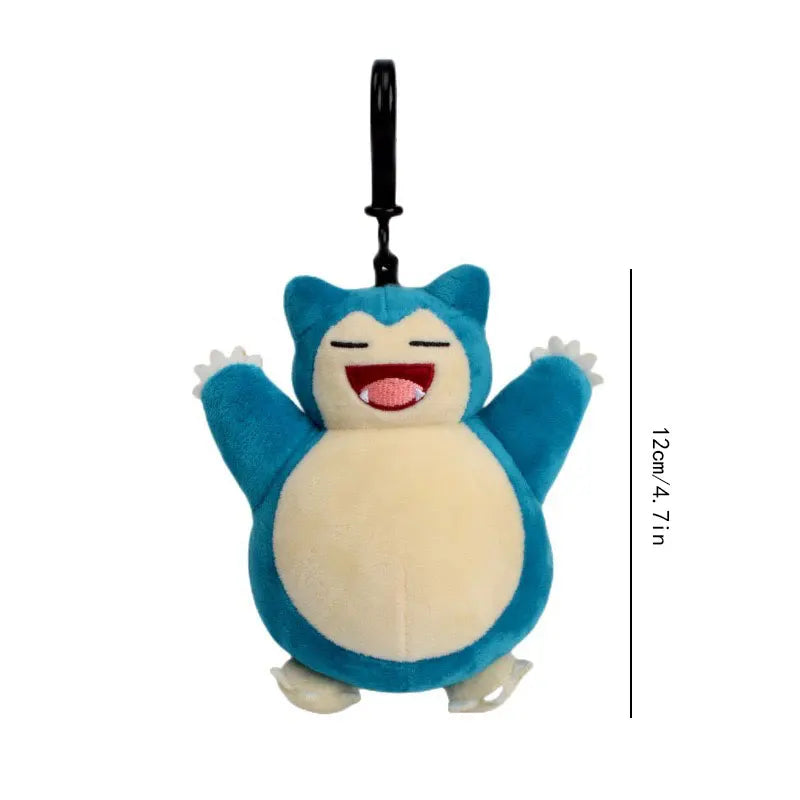Cute Pokémon Plush Keychain Cartoon Bag Charm Set