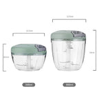 Manual Garlic Chopper – Meat Mincer & Vegetable Cutter Tool