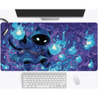 Magic playmat gathering gaming mats Frog Wizard theme anime desk mat Desk accessories 35X60cm mouse mat Raccoon tapete magic mat