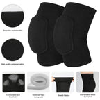 WorthWhile Dancing Knee Pads for Volleyball Yoga Women Kids Men Patella Brace Support EVA Kneepad Fitness Protector Work Gear