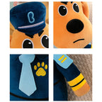 30CM Sheriff Labrador Dog Plush Toy Soft Stuffed Animal Doll