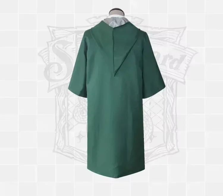 Harri Potters Adult&Children Cosplay Costume Gryffindors Shirt Gown Cloak Tie Scarf Wand Slytherin Skirt Halloween Hermione Gift