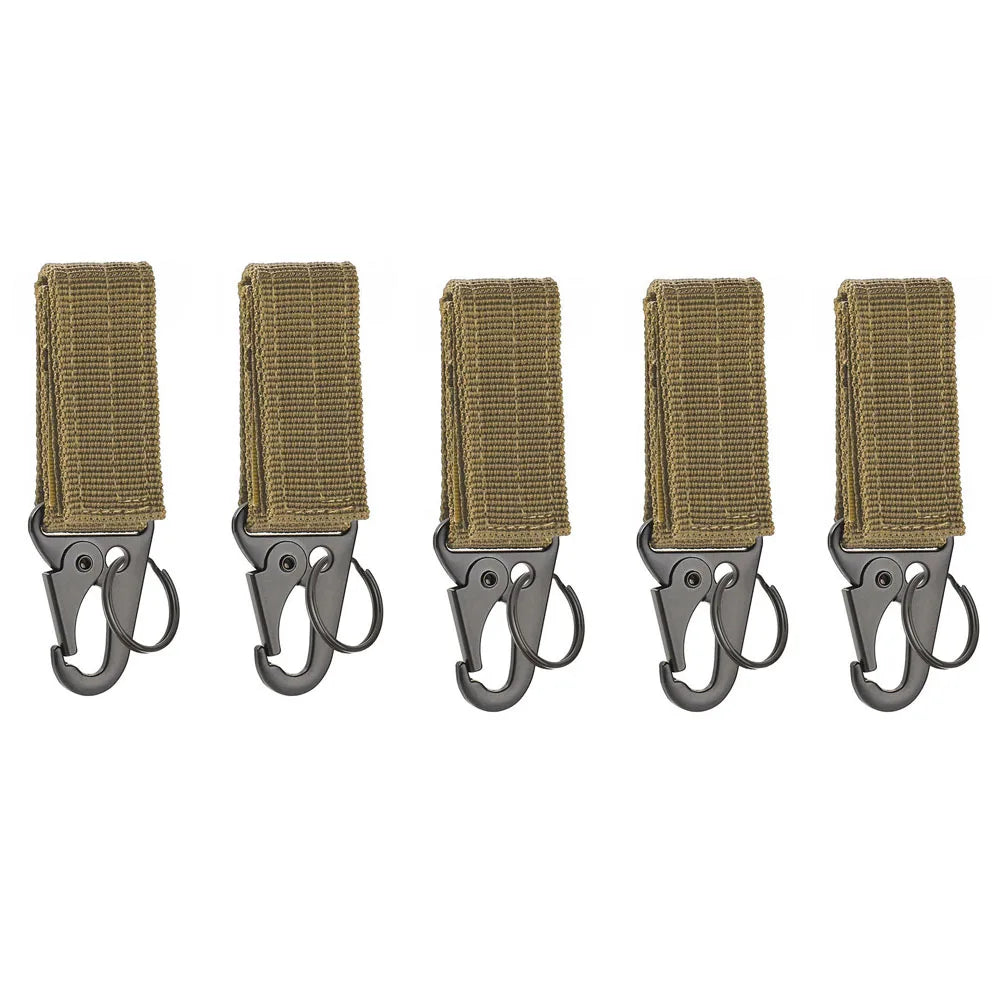 Tactical MOLLE Hanging Buckle Carabiner Clip for Outdoor Gear