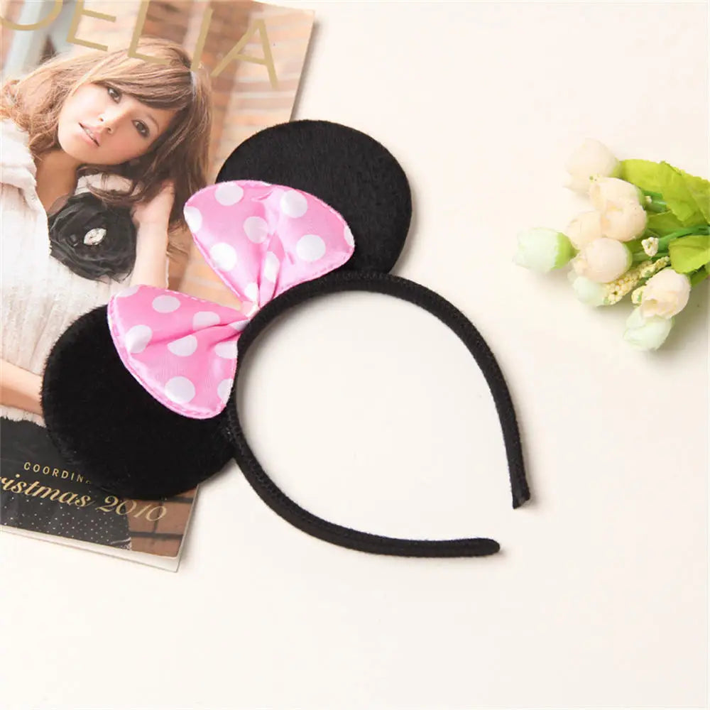 Mouse Ears Sequin Bow Headband for Kids & Moms