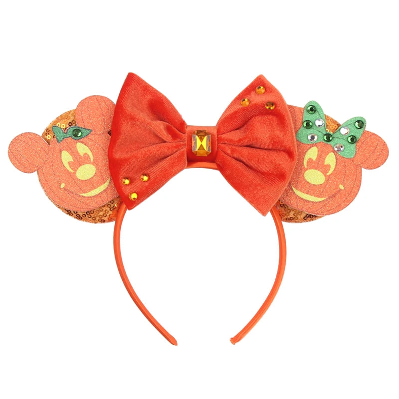 Sequin Mouse Ears Bow Headband for Women & Girls