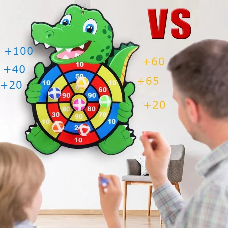 Montessori Sticky Ball Dart Board Target Game