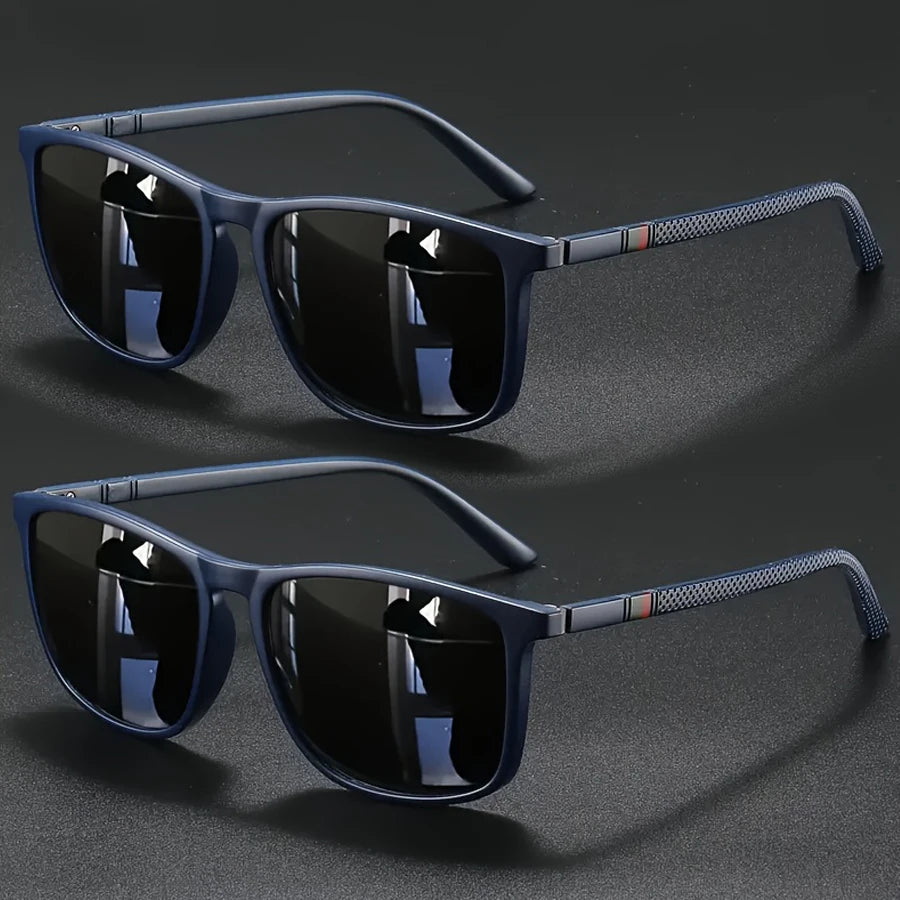 Luxury Vintage Square Polarized UV400 Sunglasses for Men & Women