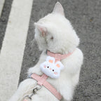 Cat Harness and Leash Sets Adjustable Dog Harness for Small Dog Leash Breashable Pet Harness Out Walking Dog Strap Cat Accessory