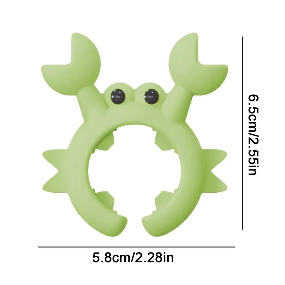 Crab-Shaped Silicone Utensil Rest – Heat Resistant Spoon & Ladle Holder